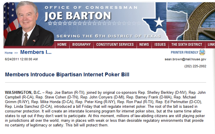 More UIGEA, more taxes: A look at the new online poker bill