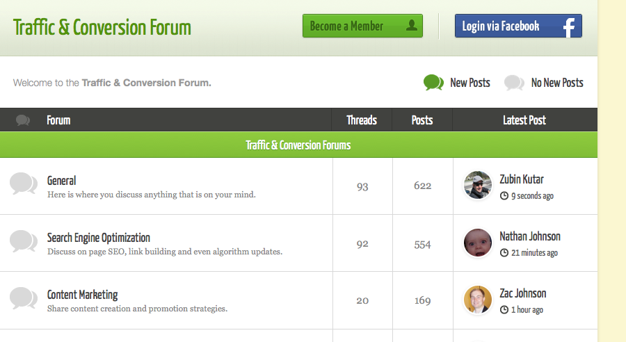 Quick Sprout Launches Traffic & Conversion Forum