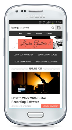 How To Make Your Site Look Like a Mobile Site